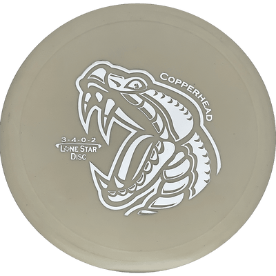 Lone Star Discs Copperhead Lone Star Discs Copperhead - Victor1 (V1) / 174g - Off-White (Silver - Artist Series) - Skyline Disc Golf