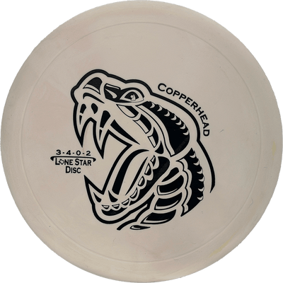 Lone Star Discs Copperhead Lone Star Discs Copperhead - Victor2 (V2) / 170g - Off-White (Black - Artist Series) - Skyline Disc Golf