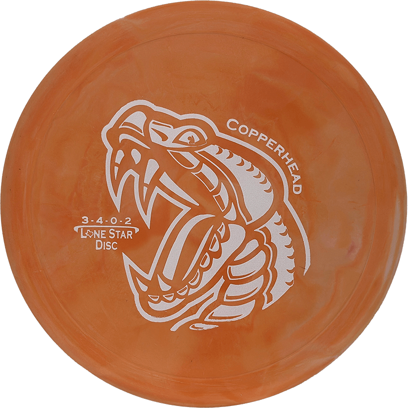 Lone Star Discs Copperhead Lone Star Discs Copperhead - Victor2 (V2) / 173g - Orangesicle (White - Artist Series) - Skyline Disc Golf