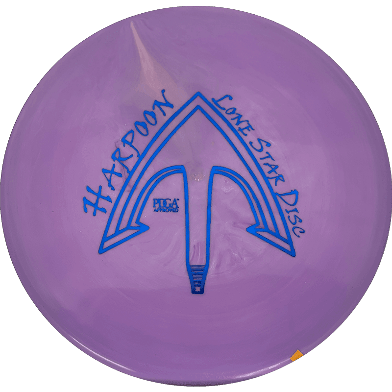 173g - Lavender (Blue) Bravo Lone Star Discs Harpoon - Skyline Disc Golf