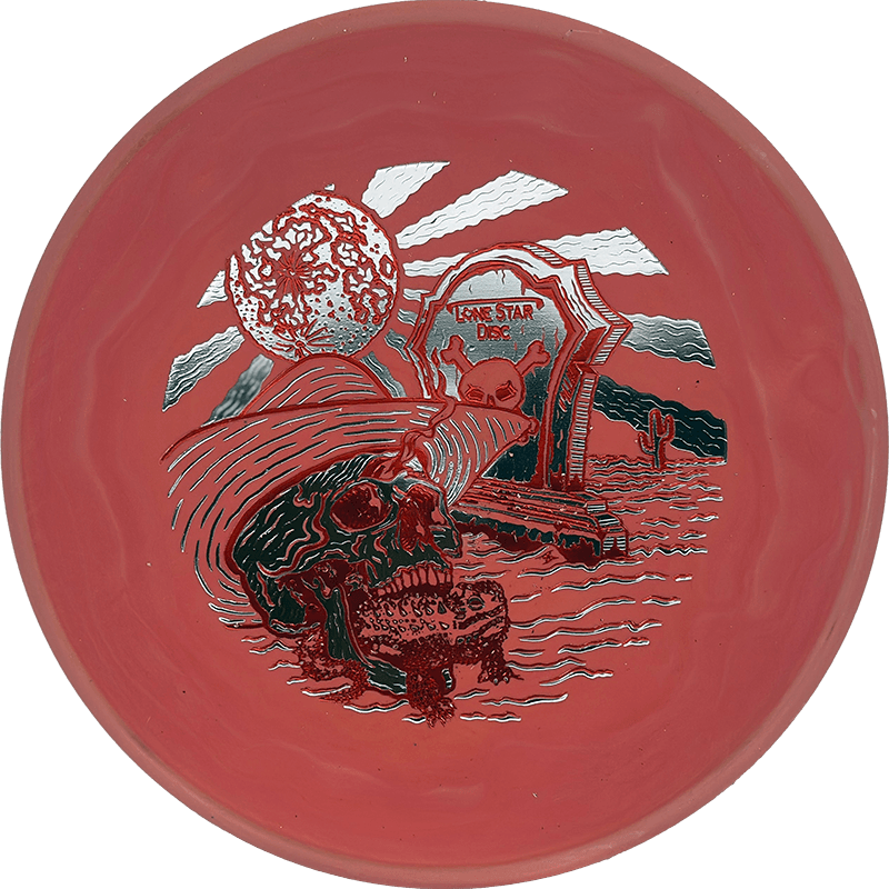 Lone Star Discs Horny Toad Lone Star Discs Horny Toad - Delta 1 (D1) / 172g - Pastel Red (Silver/Red) - Skyline Disc Golf