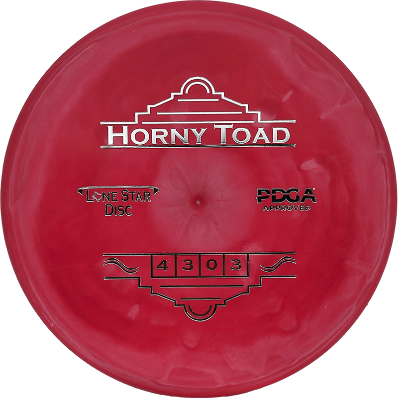 Lone Star Discs Horny Toad Lone Star Discs Horny Toad - Delta 2 (D2) / 170g - Red (Silver) - Skyline Disc Golf