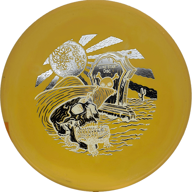 174g - Honey Mustard (Silver) Delta 2 (D2) Lone Star Discs Horny Toad - Skyline Disc Golf