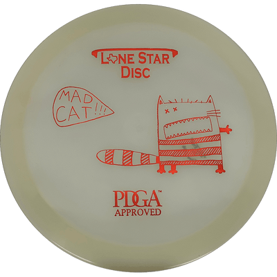 Lone Star Discs Mad Cat Lone Star Discs Mad Cat - Glow / 175g - Glow (Orange Foil) - Skyline Disc Golf