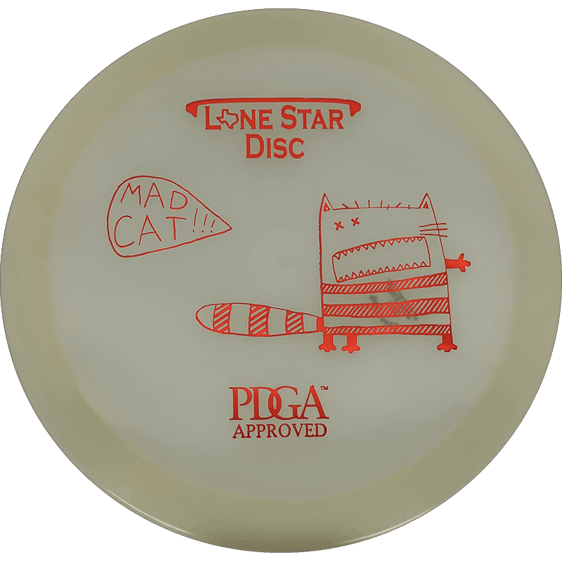175g - Glow (Orange Foil) Glow Lone Star Discs Mad Cat - Skyline Disc Golf