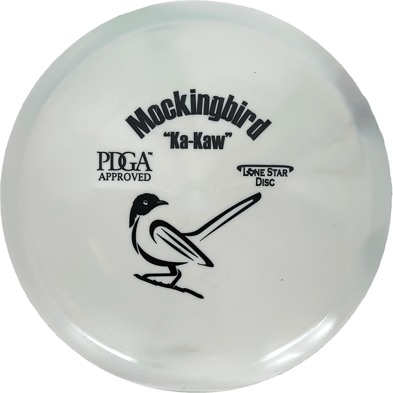 Lone Star Discs Mockingbird Lone Star Discs Mockingbird - Lima / 154g - White Marble (Black) - Skyline Disc Golf