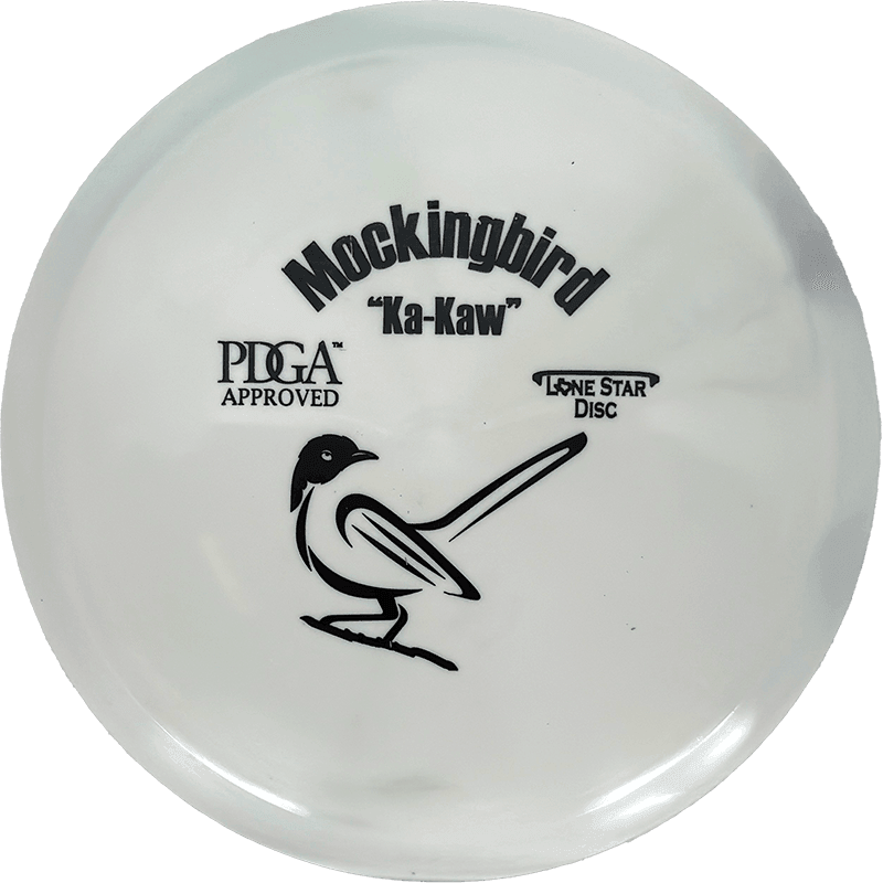 Lone Star Discs Mockingbird - Lima / 154g - White Marble (Black) - Skyline Disc Golf