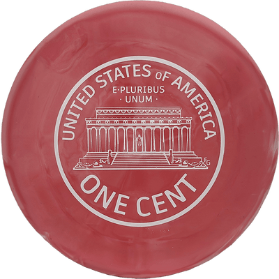 Lone Star Discs Penny Putter Lone Star Discs Penny Putter - Victor1 (V1) / 173g - Pastel Red Swirl (White) - Skyline Disc Golf