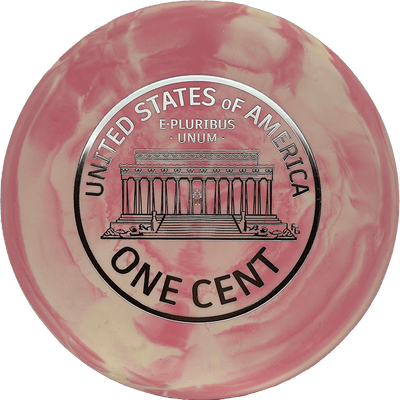 Lone Star Discs Penny Putter Lone Star Discs Penny Putter - Victor1 (V1) / 173g - Strawberry Banana Swirl (Silver) - Skyline Disc Golf