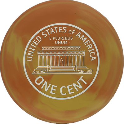 Lone Star Discs Penny Putter Lone Star Discs Penny Putter - Victor2 (V2) / 172g - Orange Swirl (White) - Skyline Disc Golf