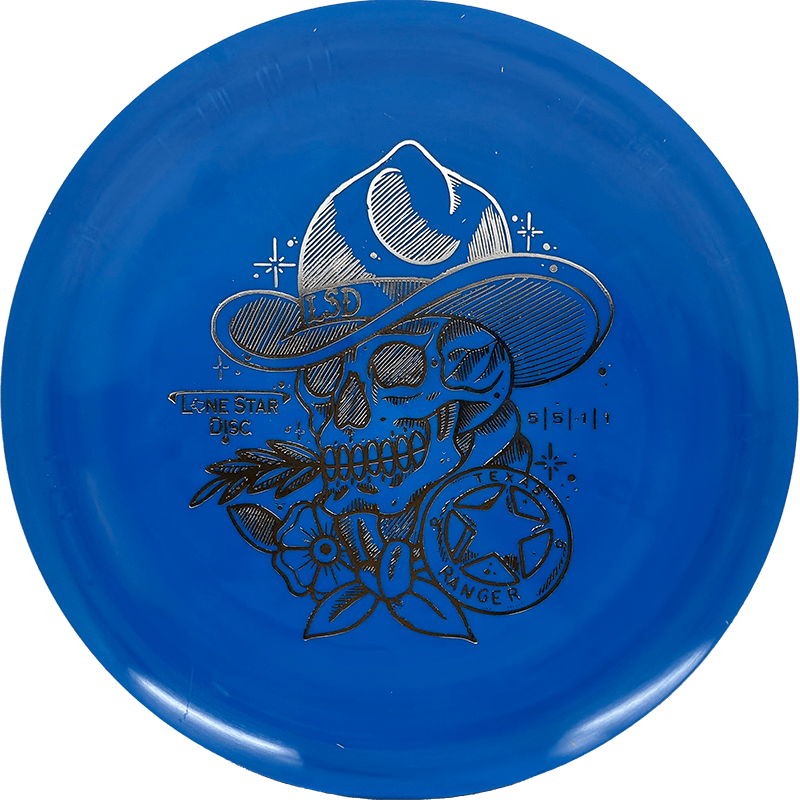 Lone Star Discs Texas Ranger Lone Star Discs Texas Ranger - Alpha / 174g - Blue (Silver - Artist Series) - Skyline Disc Golf