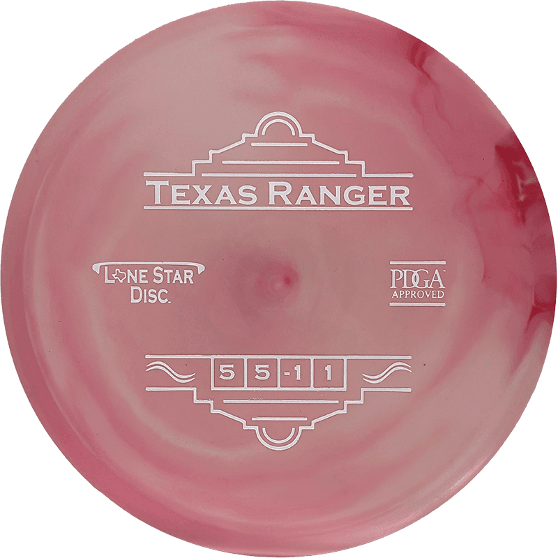 Lone Star Discs Texas Ranger - Delta 2 (D2) / 175g - Rose Swirl (White)
