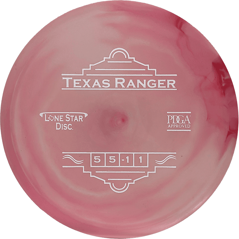 Lone Star Discs Texas Ranger - Delta 2 (D2) / 175g - Rose Swirl (White) - Skyline Disc Golf