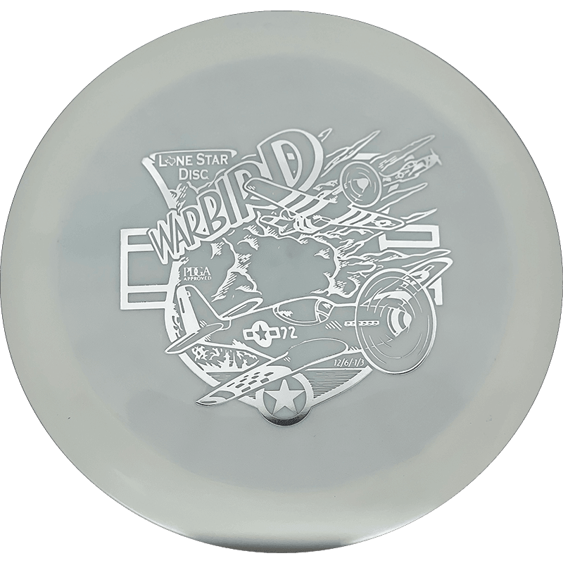 Lone Star Discs Warbird Lone Star Discs Warbird - Alpha / 174g - White (Silver) - Skyline Disc Golf