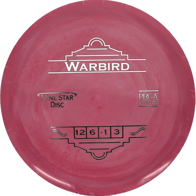 Lone Star Discs Warbird Lone Star Discs Warbird - Lima / 152g - Pastel Red (Silver) - Skyline Disc Golf