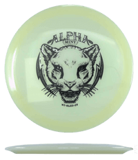Mint Discs Alpha - Nocturnal / 172g - Glow (Black & Silver Leopard Print/Black) - Skyline Disc Golf