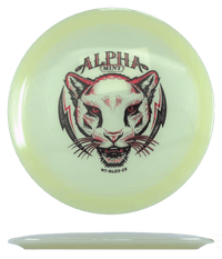Mint Discs Alpha - Nocturnal / 172g - Glow (Black/Red Shatter) - Skyline Disc Golf