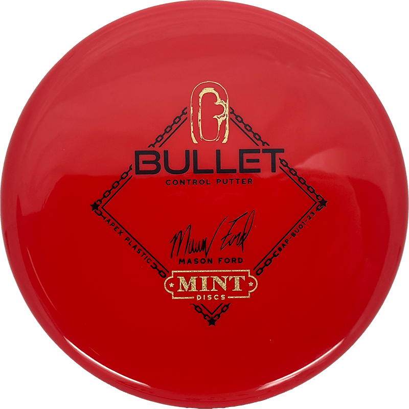 Mint Discs Bullet Mint Discs Bullet - Apex - Mason Ford Signature Series / 168g - Red (Black/Gold Glitter) - Skyline Disc Golf