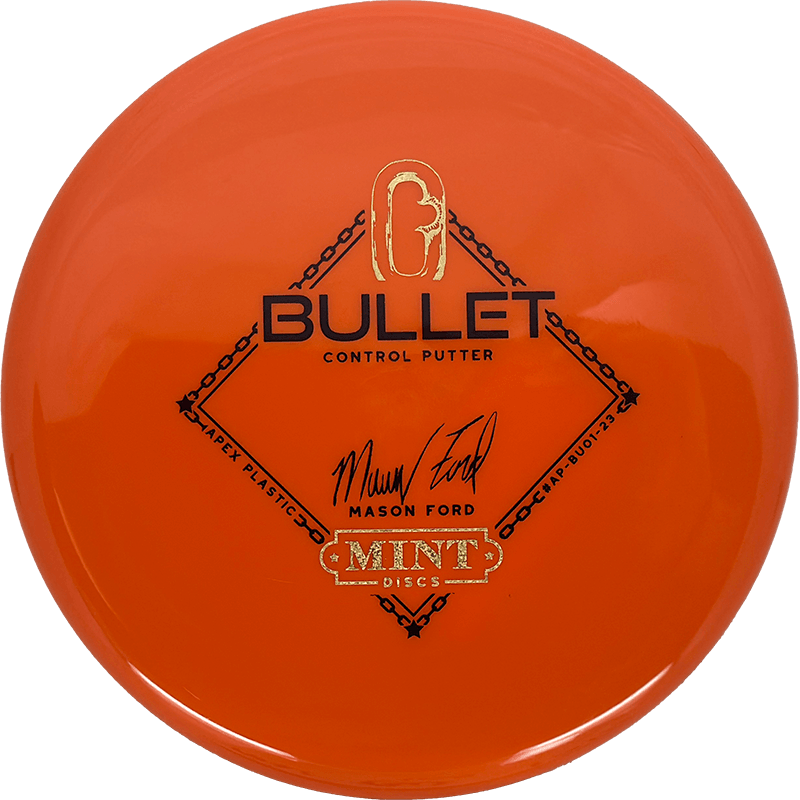 Mint Discs Bullet Mint Discs Bullet - Apex - Mason Ford Signature Series / 169g - Orange (Black/Gold Glitter) - Skyline Disc Golf