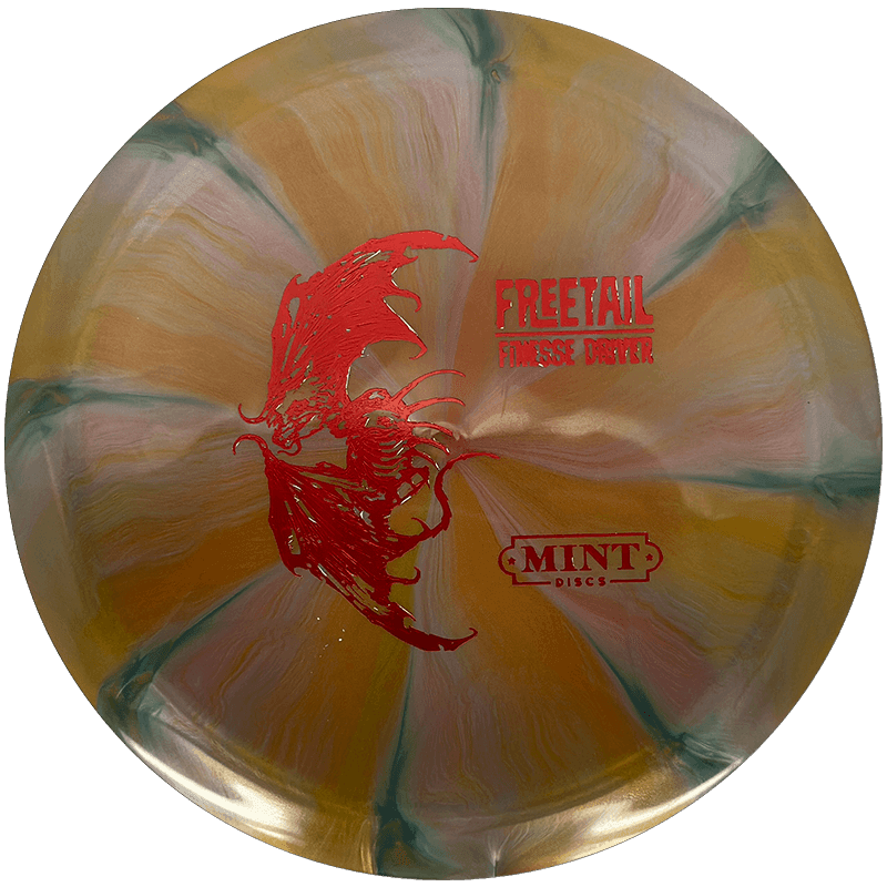 Mint Discs Freetail - Sublime Swirl / 175g - Orange/Gray/Green Swirl (Red) - Skyline Disc Golf