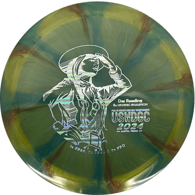 Mint Discs Freetail Mint Discs Freetail - Sublime Swirl / 175g - Yellow Green/Green Swirl (Chrome - Des Reading Champion) - Skyline Disc Golf