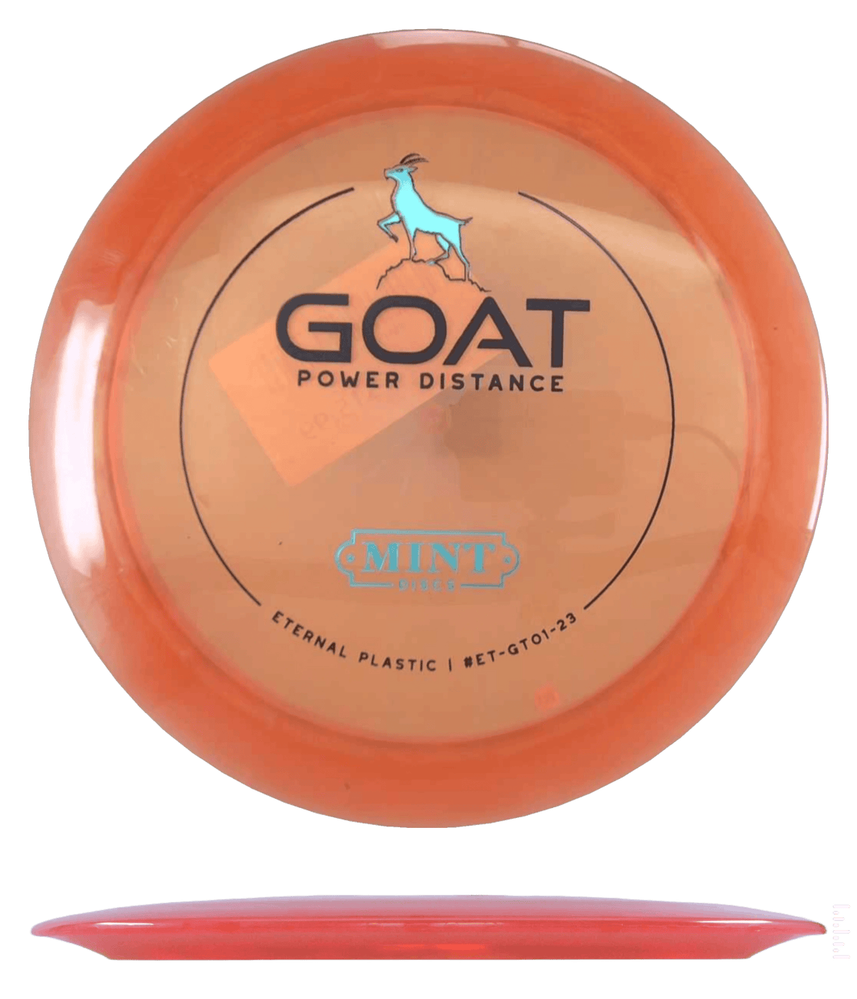 Mint Discs Goat - Eternal / 173g - Orange (Black/Sky Blue) - Skyline Disc Golf
