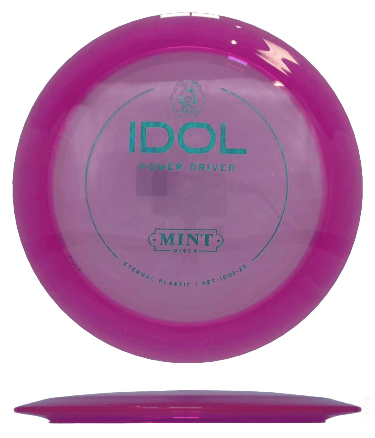 174g - Pink (Aqua) *034* Eternal Mega Soft Mint Discs Idol - Skyline Disc Golf