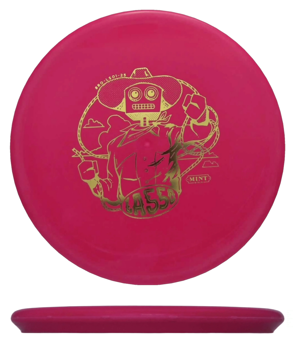 Mint Discs Lasso - Royal Soft / 172g - Red (Gold Foil) - Skyline Disc Golf