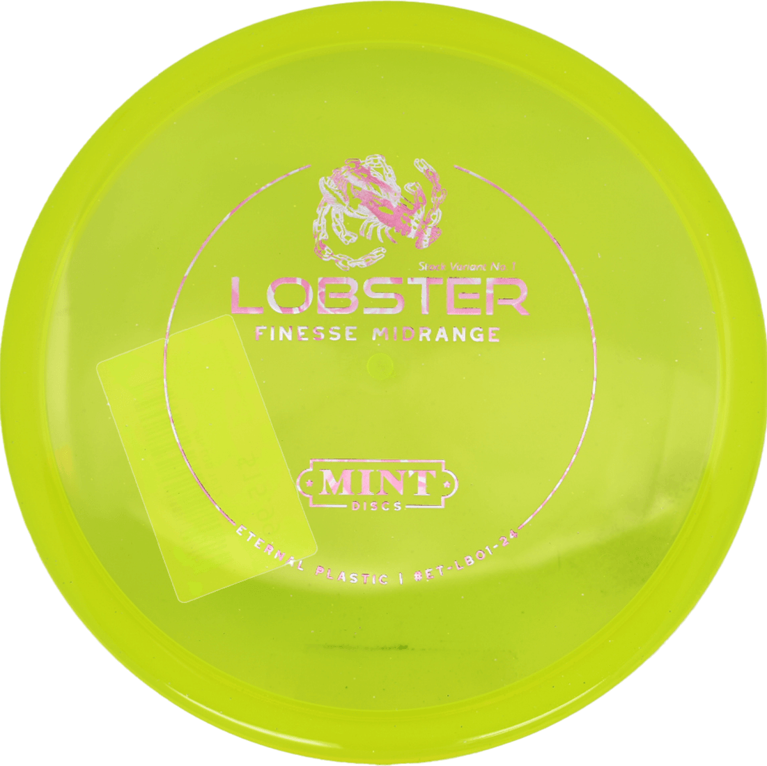 Mint Discs Lobster Mint Discs Lobster - Eternal / 175g - Yellow (Pink Rose - Stock Variant No. 1) - Skyline Disc Golf