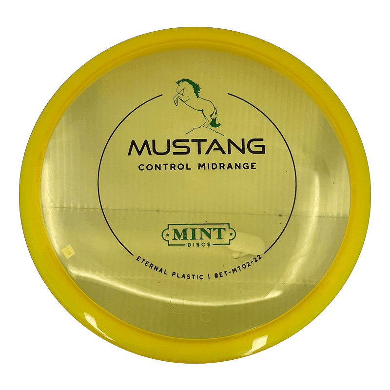 173g - Mustard Yellow (Green) Eternal Mint Discs Mustang - Skyline Disc Golf