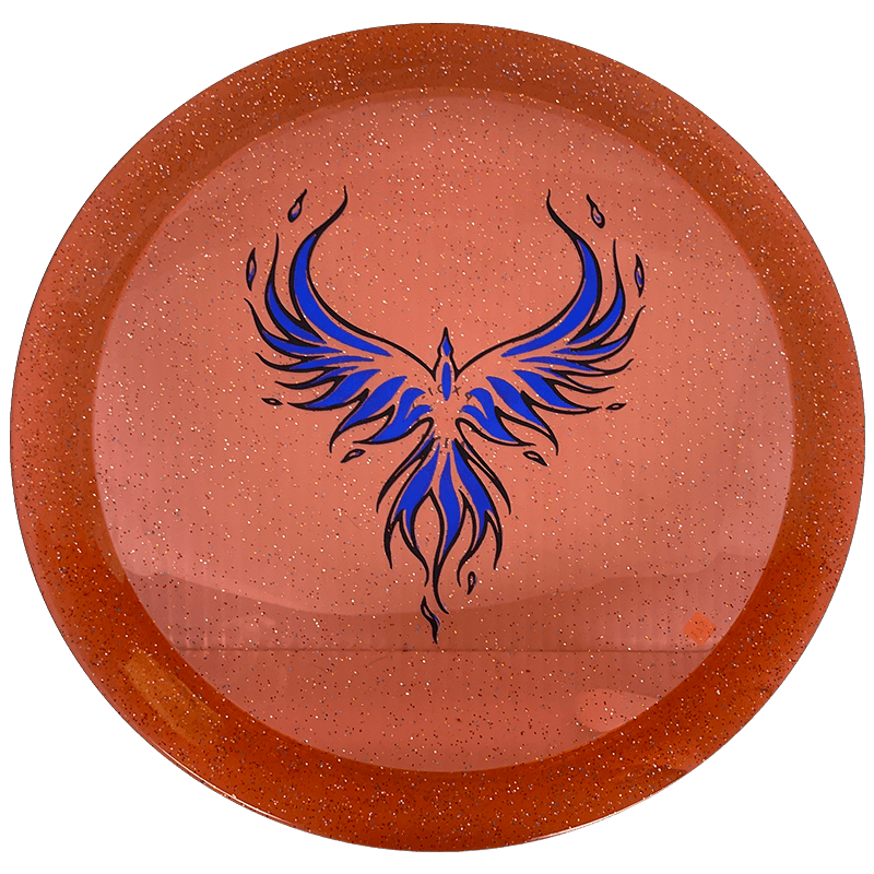 Mint Discs Phoenix Mint Discs Phoenix - Eternal / 173g - Red Orange Glitter (Royal Blue) - Skyline Disc Golf