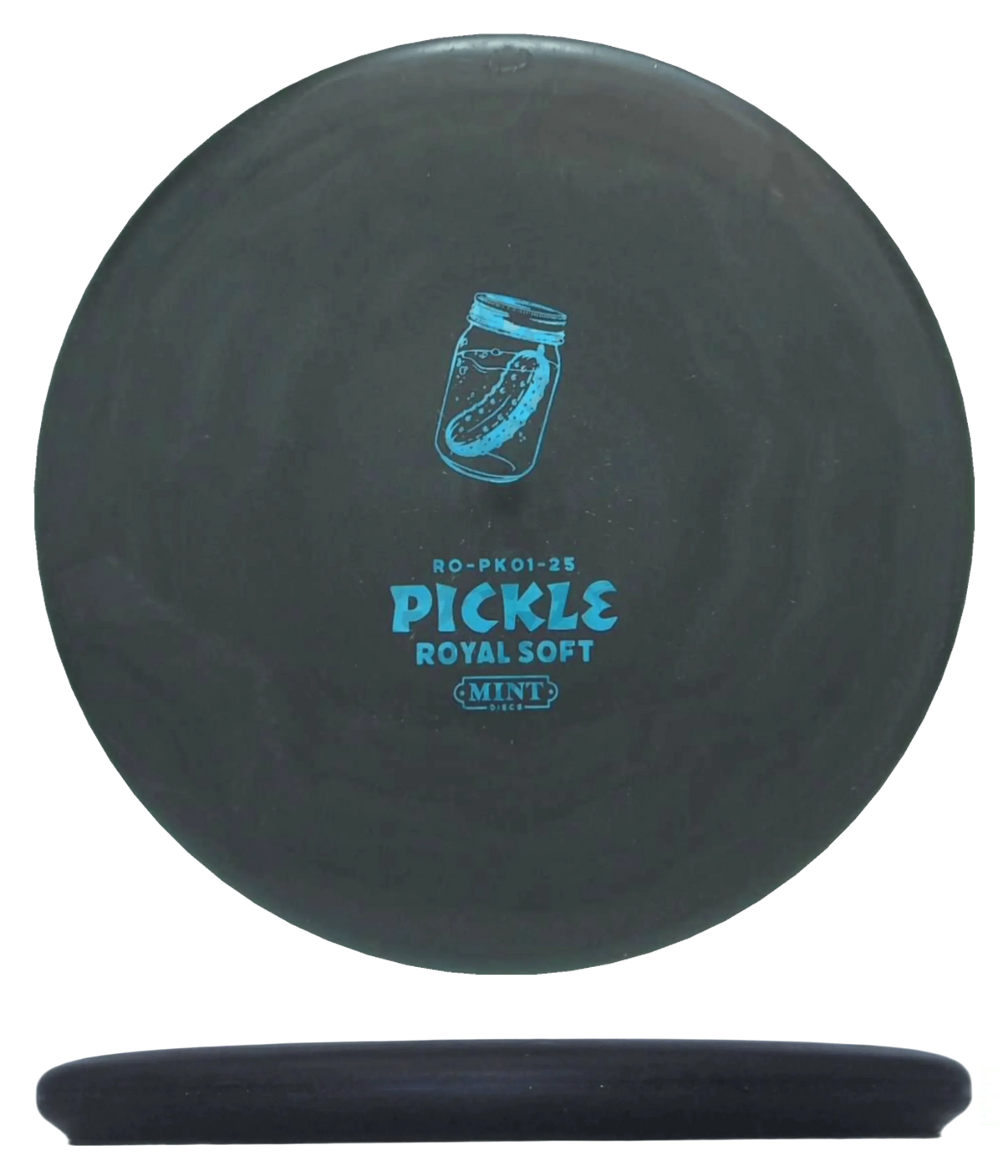 173g - Black (Blue Shatter) Royal Soft Mint Discs Pickle - Skyline Disc Golf