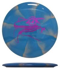 Mint Discs Salamander - Swirly Apex / 173g - Blue/Peach Burst (Magenta Foil) - Skyline Disc Golf