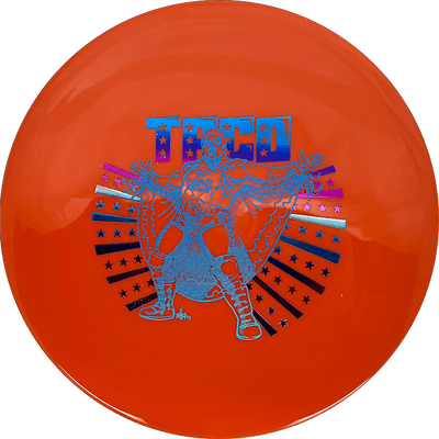 Mint Discs Taco Mint Discs Taco - Apex / 174g - Orange (Blue Chrome/Morning Sunrise - Luchador) - Skyline Disc Golf