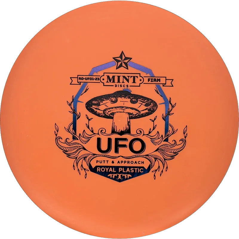 Mint Discs UFO - Royal Firm / 173g - Orange (Black/Violet) - Skyline Disc Golf