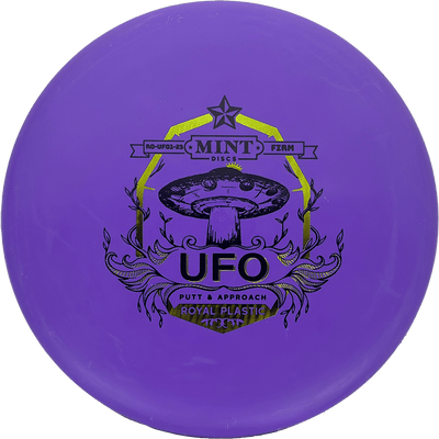 Mint Discs UFO Mint Discs UFO - Royal Firm / 172g - Royal Purple (Black/Yellow Gold) - Skyline Disc Golf