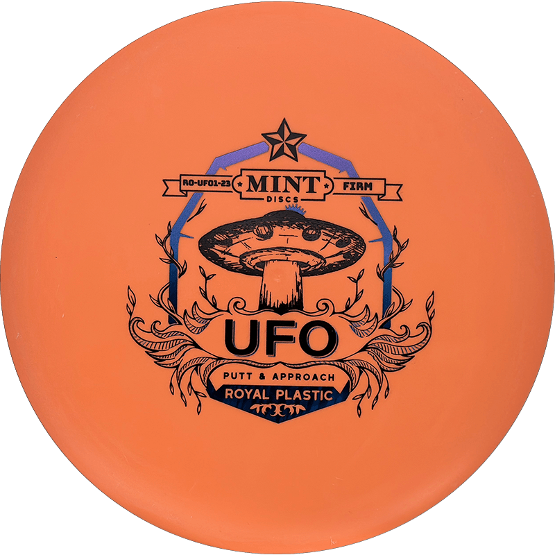 Mint Discs UFO Mint Discs UFO - Royal Firm / 173g - Orange (Black/Violet) - Skyline Disc Golf