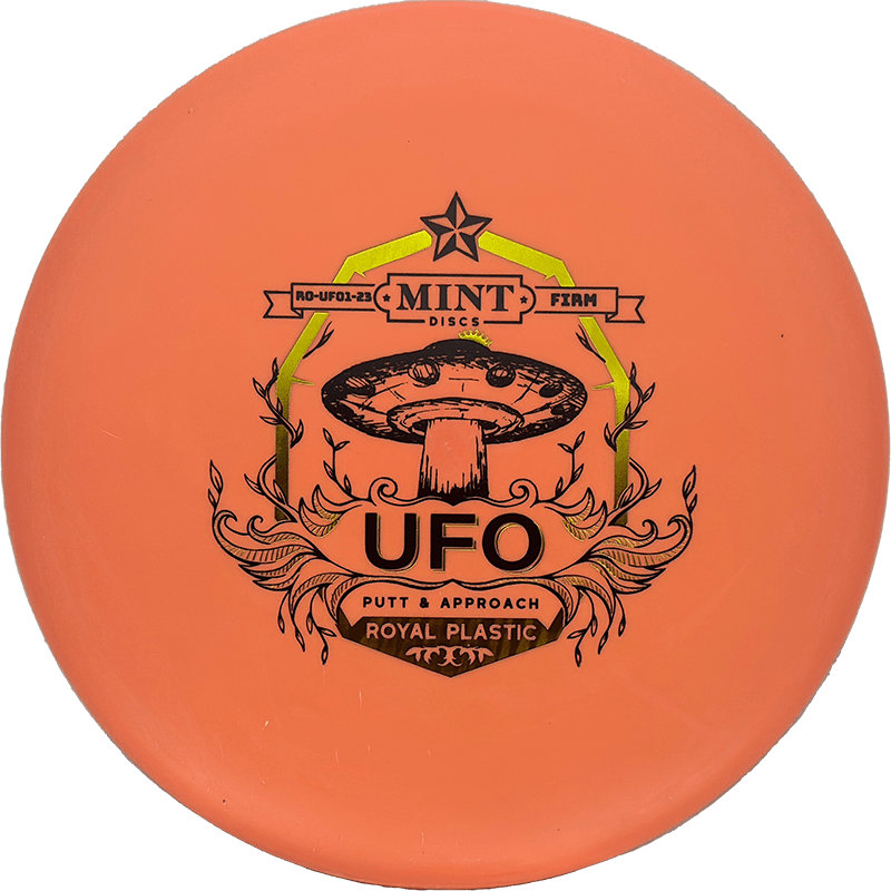 Mint Discs UFO Mint Discs UFO - Royal Firm / 173g - Orange (Black/Yellow Gold) - Skyline Disc Golf