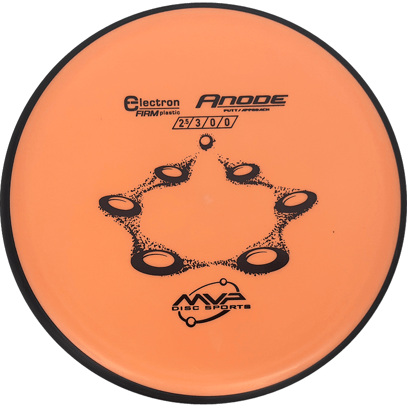 165g - Orange (Black) Electron Firm MVP Anode - Skyline Disc Golf