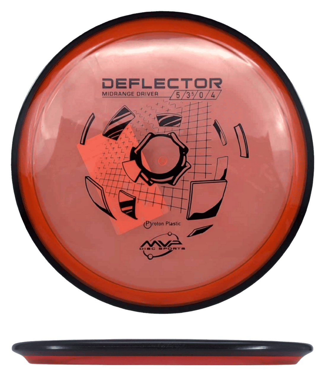 MVP Deflector MVP Deflector - Proton / 174g - Orange (Black) - Skyline Disc Golf