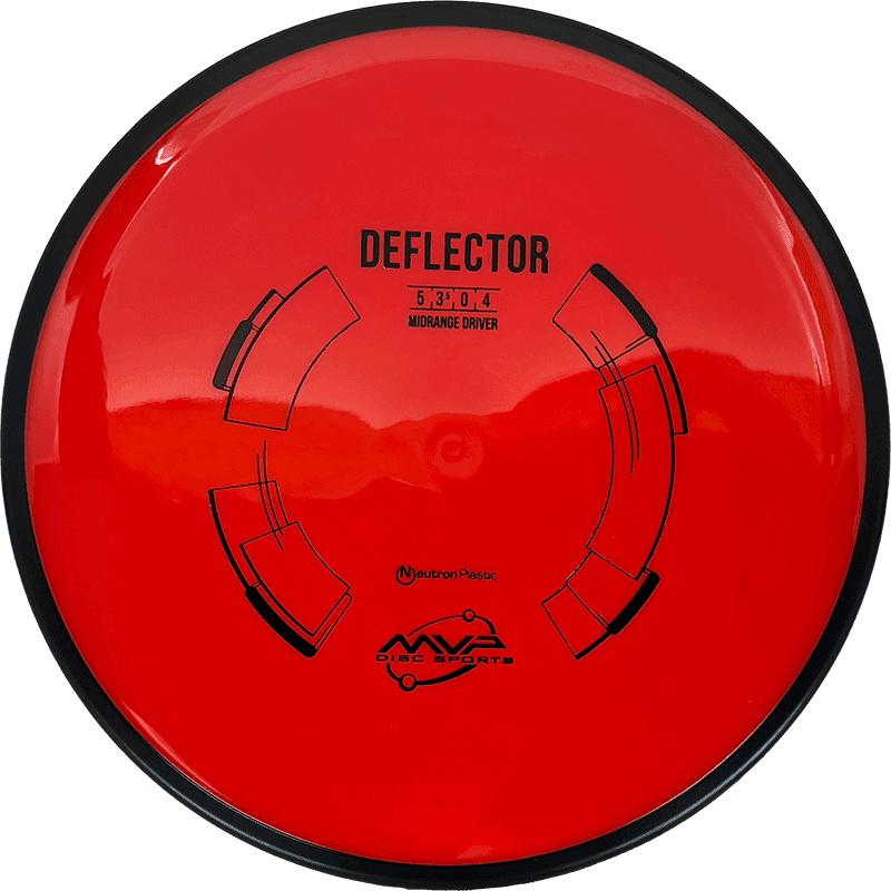 176g - Red (Black) Neutron MVP Deflector - Skyline Disc Golf