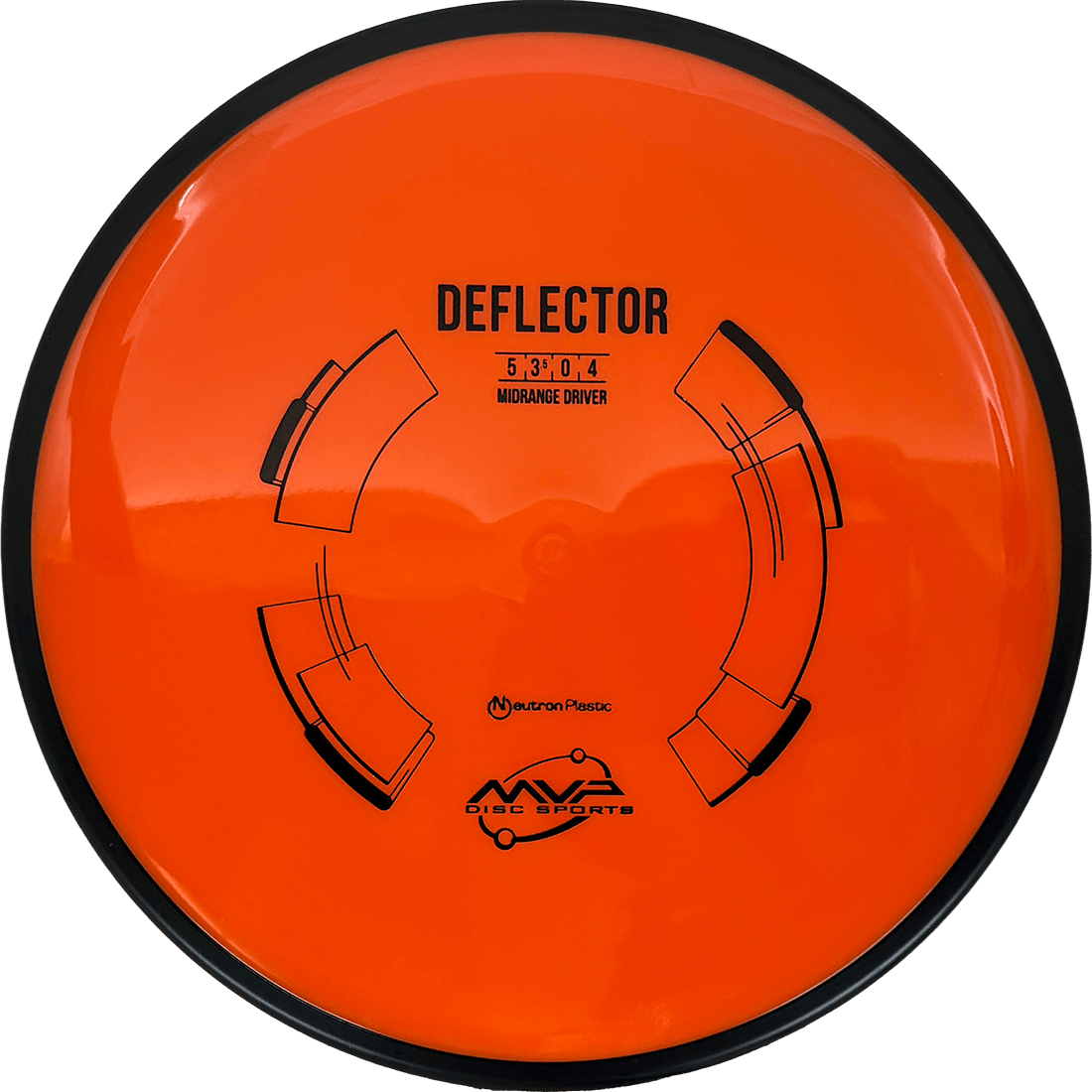 MVP Deflector MVP Deflector - Neutron / 176g - Orange (Black) - Skyline Disc Golf