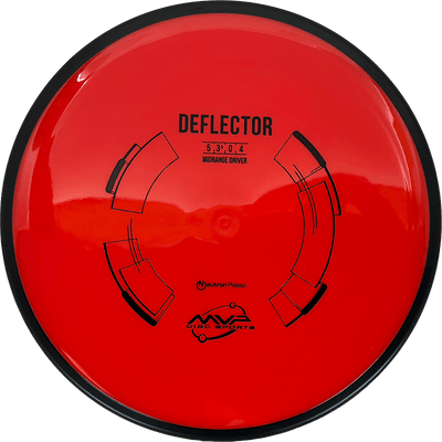 MVP Deflector MVP Deflector - Neutron / 176g - Red (Black) - Skyline Disc Golf