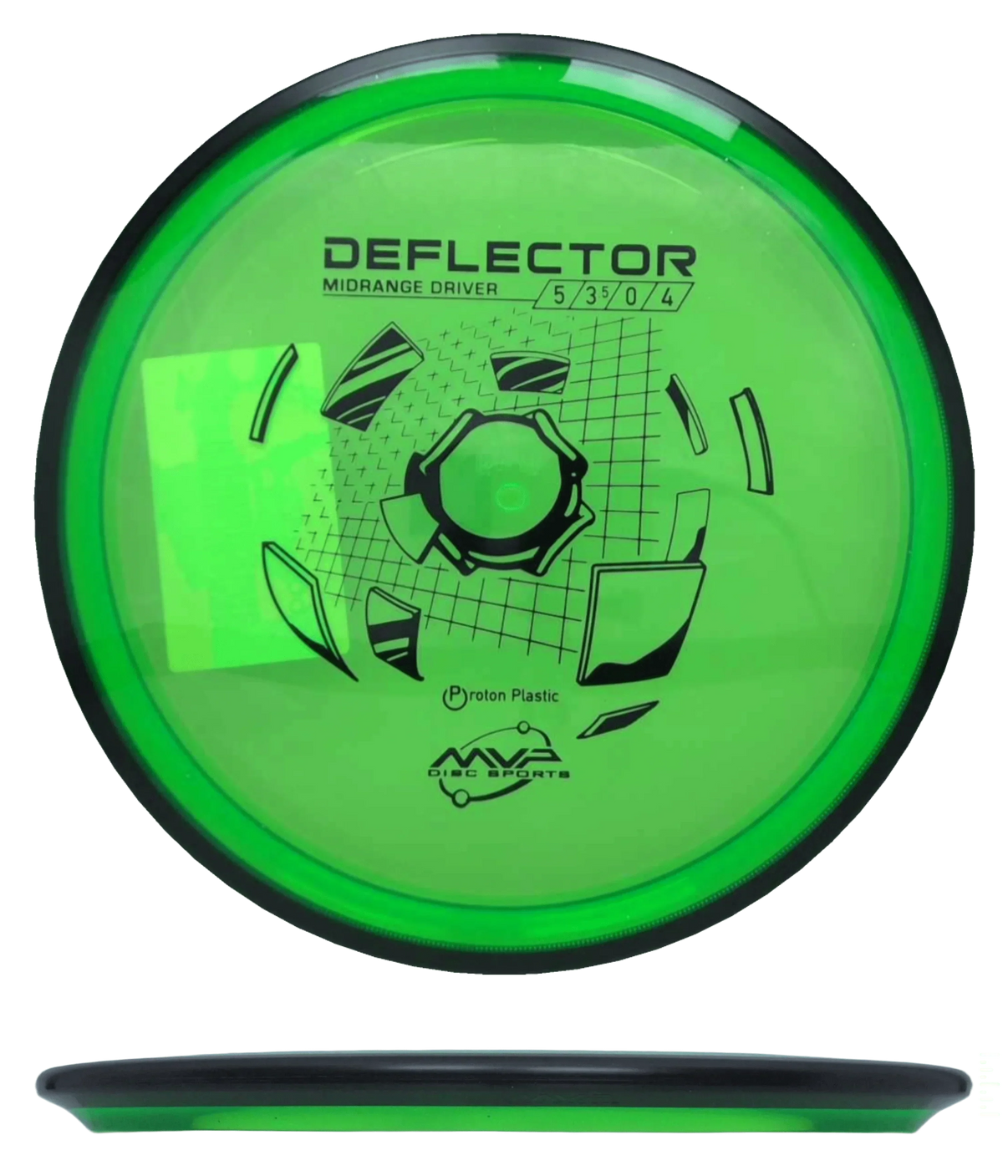 MVP Deflector - Proton / 174g - Green (Black) - Skyline Disc Golf