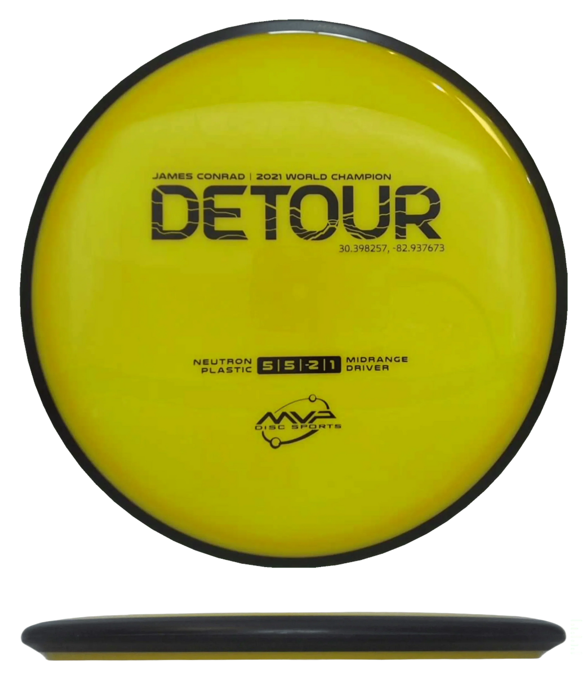 MVP Detour - Neutron / 176g - Yellow (Black) - Skyline Disc Golf