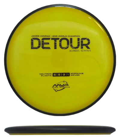 MVP Detour - Neutron / 176g - Yellow (Black) - Skyline Disc Golf