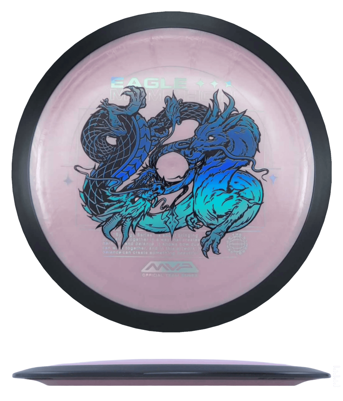 MVP Dimension - Plasma - Eagle McMahon Team Series / 174g - Pink (Blue Chrome) - Skyline Disc Golf