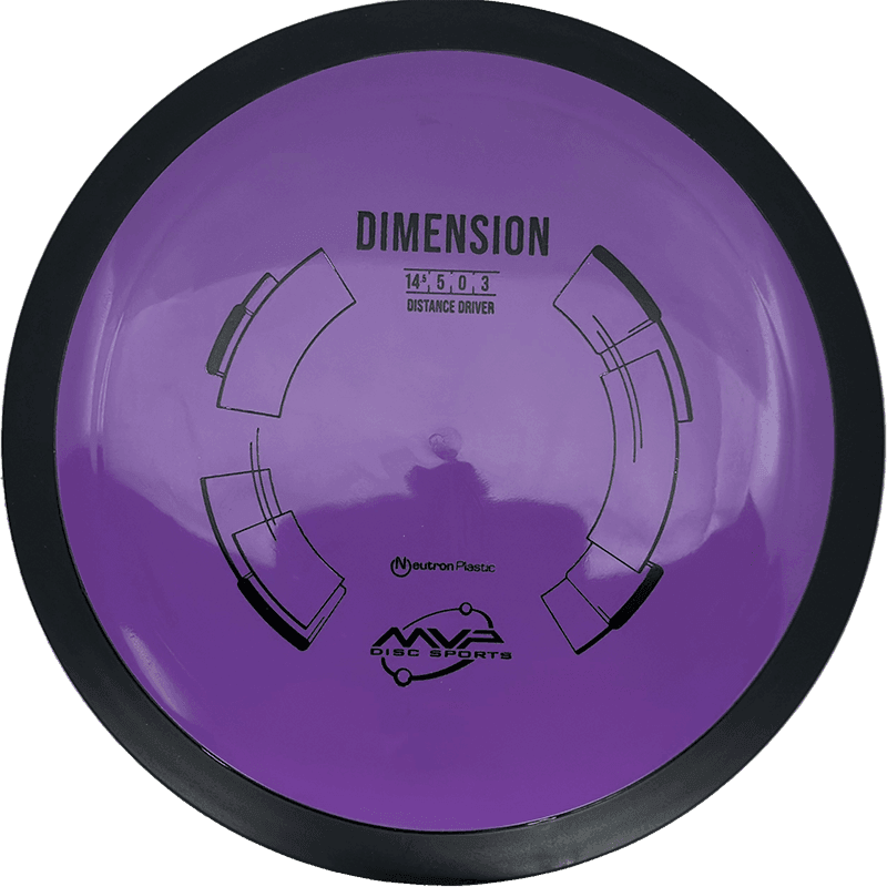 174g - Purple (Black) Neutron MVP Dimension - Skyline Disc Golf