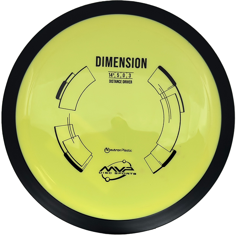 MVP Dimension MVP Dimension - Neutron / 174g - Banana (Black) - Skyline Disc Golf