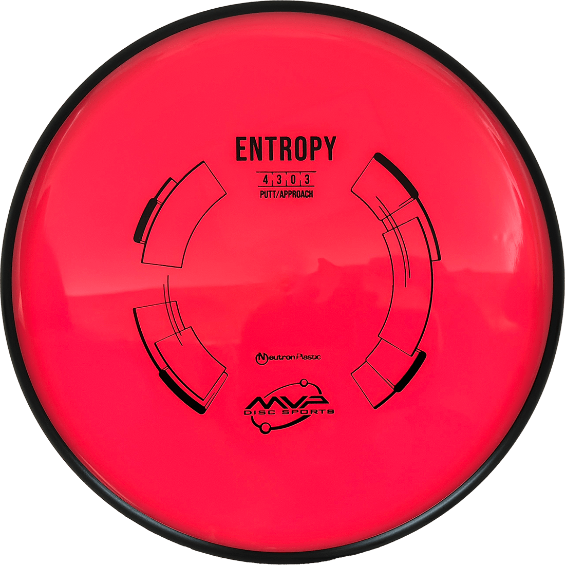 MVP Entropy MVP Entropy - Neutron / 168g - Hot Pink (Black) - Skyline Disc Golf